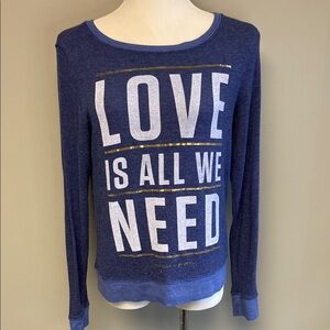 Spiritual Gangster Blue Long Sleeve Tee